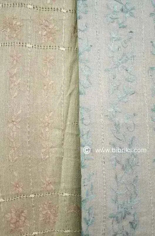 64-GradeTarkashi Handloom Wool Shawl – Medium Weight | Heavy Hand Embroidery | 420g | Made in Swat