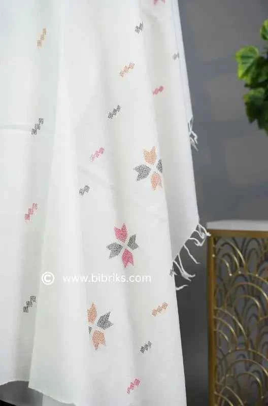 Triple Thread 72-Grade Handloom Shawl | Lightweight Wool | Khadi Embroidery | Handmade in Swat
