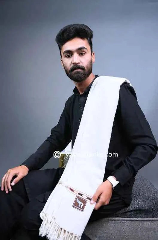Australian Shider Wool Shawl for Men – Handcrafted Luxury | 4.5x9 ft