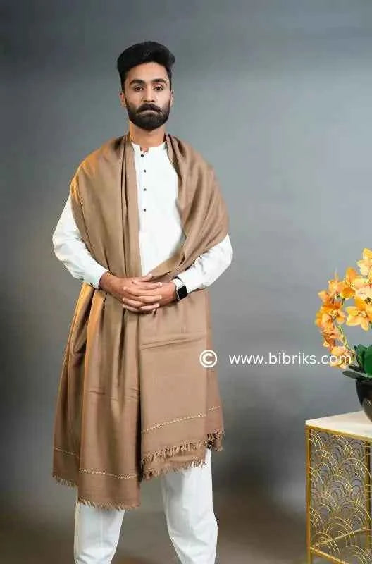 Double Thread 72 Grade Wool Shawl – Lightweight Luxury | 430g | Handcrafted in Swat
