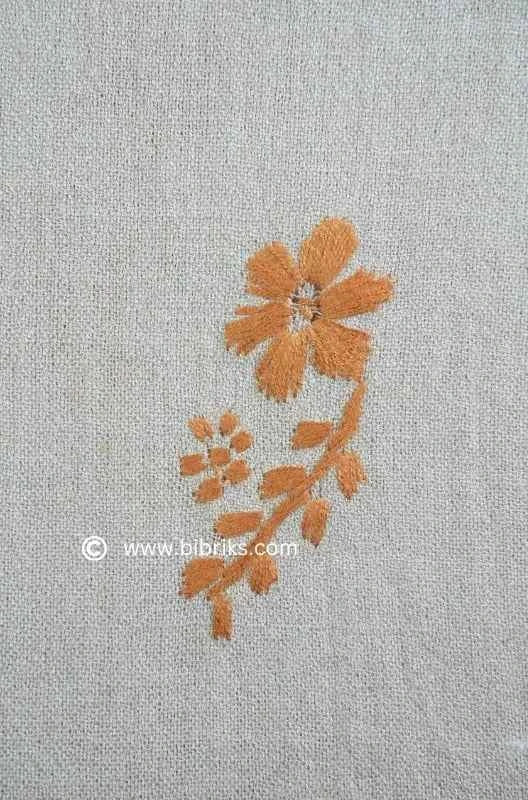 Embroidered Wool Shawl – All Side Border & Floral Patches | Handloom | Handmade in Swat