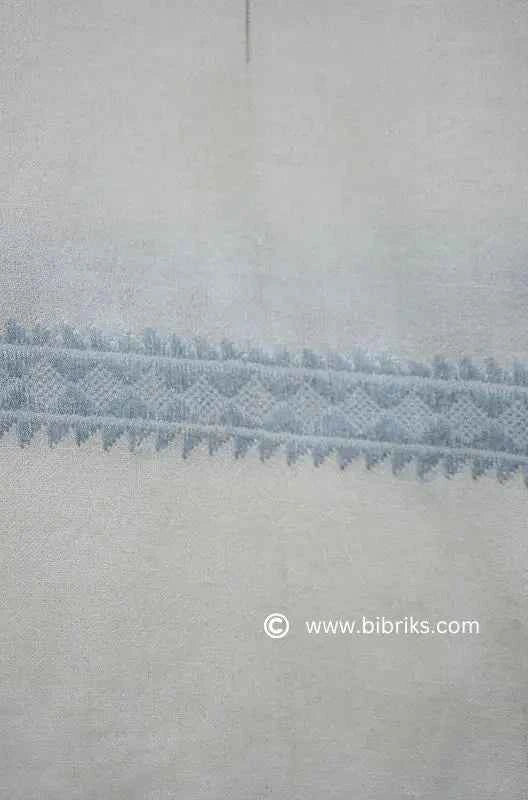 48-Threads Handloom Wool Shawl | Lightweight with Machine Embroidery | Ethically Made