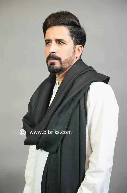 Marino Swati Wool Shawl – Grade 72 Triple - 14 Micron Ultra Fine Wool | 4.5x9 ft Shawl for men