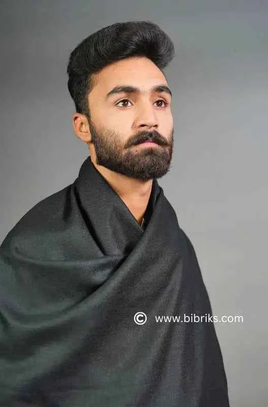Marino Swati Wool Shawl – Grade 72 Triple - 14 Micron Ultra Fine Wool | 4.5x9 ft Shawl for men