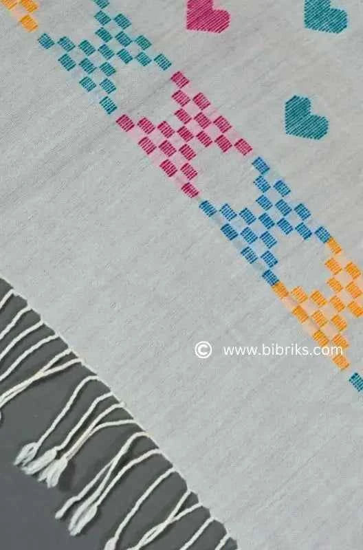 Exhibition-Quality Patti Shawl – Handwoven Masterpiece from Swat | Scenic & Heart Motif | 310g