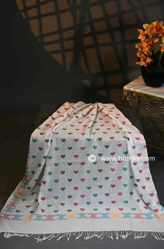 Exhibition-Quality Patti Shawl – Handwoven Masterpiece from Swat | Scenic & Heart Motif | 310g
