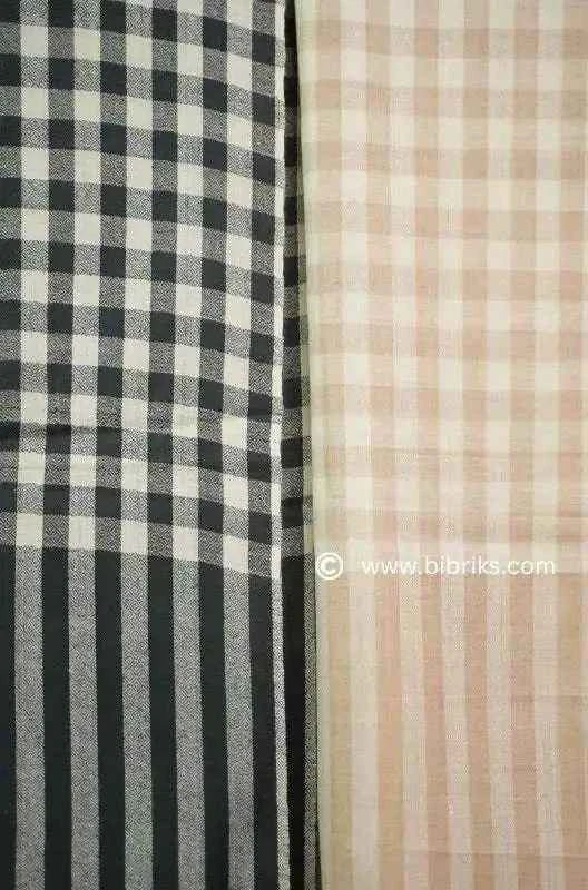 Lightweight Pure Pashmina Shawl – Checker Design | Handloom | Handmade in Swat
