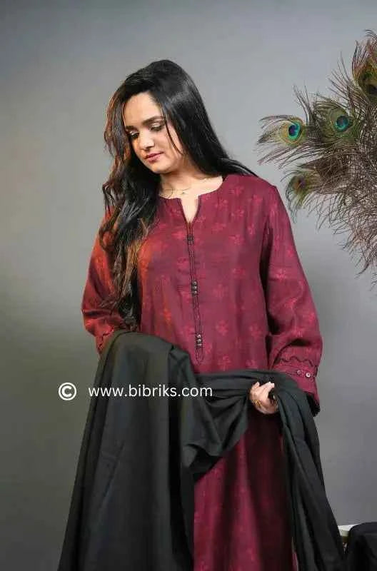 Handloom Plain Shawl – 72 Thread Grade | Triple Thread | Handmade in Swat