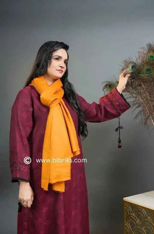 Handloom Plain Shawl – 72 Thread Grade | Triple Thread | Handmade in Swat