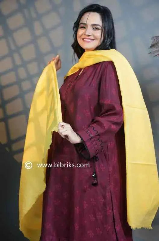 Handloom Plain Shawl – 72 Thread Grade | Triple Thread | Handmade in Swat