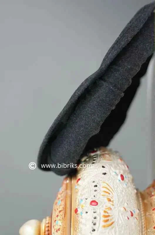 Premium Black Swati Pakol for Men | Handcrafted Wool Cap