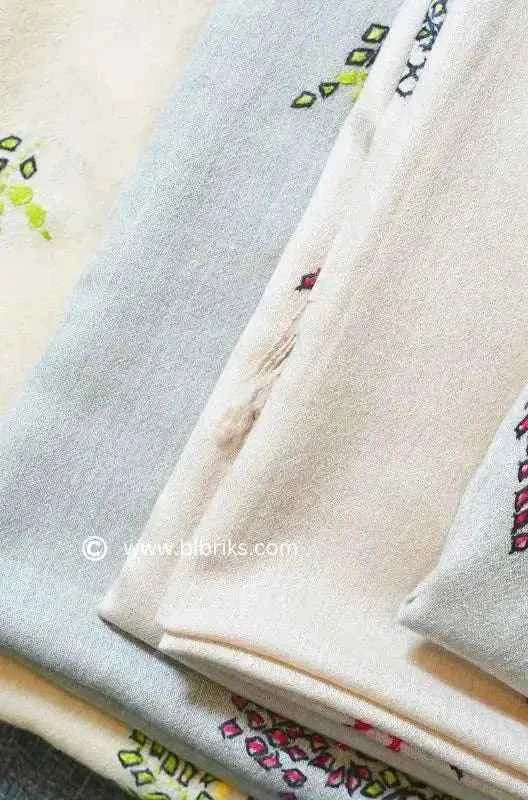 Handloom Wool Kashmiri Shawl – Heavy Border Embroidery | Ethical, Elegant & Lightweight | Made in Swat