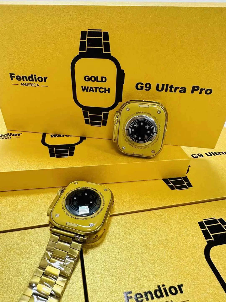 G9 Ultra Pro Smartwatch – Golden Edition
