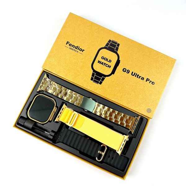 G9 Ultra Pro Smartwatch – Golden Edition